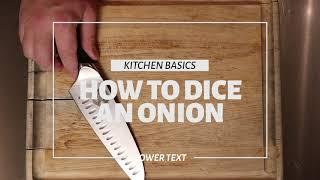 How to Dice an Onion like a chef