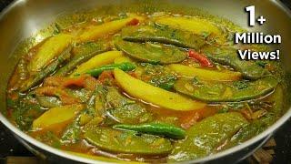 মাছ ছাড়া সিম আলুর ঝোল তরকারি। Potato with Flat Beans Curry । Shim Alur jhol Torkari recipe