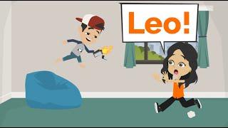 Nora babysits Leo! | Fun English Story | Practice English Conversation