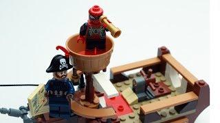 Lego Pirate Treasure Adventures - 31078 - Captain America and Spiderman Stop Motion