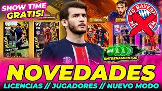 NEWS  FREE SHOW TIME  Bayern Munich eFootball License  POTW & EUROPEAN CLUB SEASON 