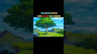 How Zenitsu Hair Changed #shorts #zenitsu #anime #fyp #kny #demonslayer #goku