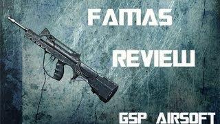 FAMAS F1 Softair Review (1,3 Joule) GsP Airsoft GERMAN