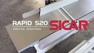 RAPID 520 PIALLA A FILO/SURFACE PLANER - SICAR