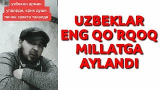 Uzbeklar eng past darajadagi millatga aylandi