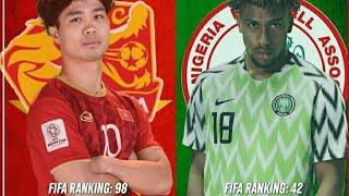 HOT ! Tuyển Việt Nam Sắp Đối Đầu Với ĐT Nigeria (42) /6 Lần dự World Cup (Đối thủ hàng đầu Thế Giới)