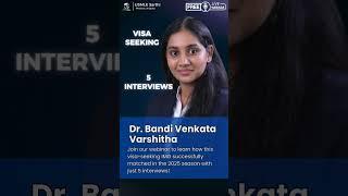 IMG Success Story: How Dr. Bandi Matched with 5 Interviews | #match2025