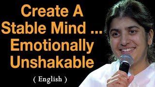 Create A Stable Mind ... Emotionally Unshakable: Part 1: BK Shivani At Wellington, New Zealand