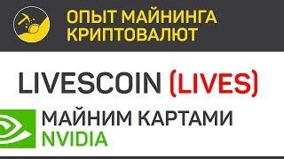 LIVEsCOIN (LIVES) майним картами Nvidia (algo Xevan) | Выпуск 100 | Опыт майнинга криптовалют