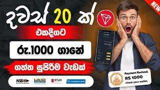 how to earn e money sinhala | online business sinhala | usdt earning app 2025 | online salli hoyamu