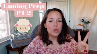 Lambing Prep 2 + Money Saving Tips