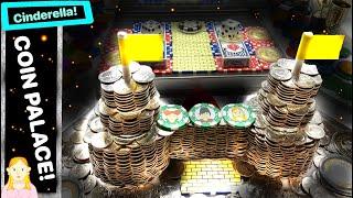 COIN PALACE! In a Coin Pusher! Quarters! CINDERELLA goes to the ball! #057