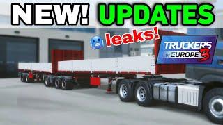 NEW UPDATES  Just LEAKED! New Double Trailers in Truckers of Europe 3!