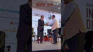'BharatShakti Lifetime Achievement Award' presented to Amb Satish Chandra | #indiadefenceconclave
