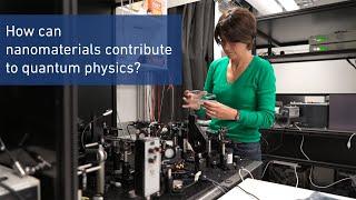 How can nanomaterials contribute to quantum physics?