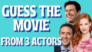 Guess the Movie From 3 Starring Actors Quiz | Test Your Film Knowledge (50 Questions)