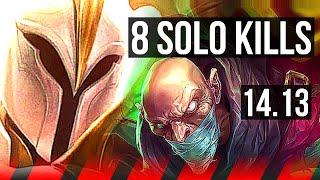 KAYLE vs SINGED (TOP) | 8 solo kills, Dominating, Rank 12 Kayle | BR Grandmaster | 14.13