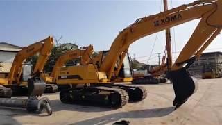 New Excavator XGMA 2014 Model XG822E Looking Review Out Side