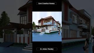 Modern Duplex House Design #3delevation #2bhkhousedesign #modernduplex #30x50kagharkanaksha