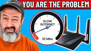 How to check if YOU are slowing down your own internet speed!