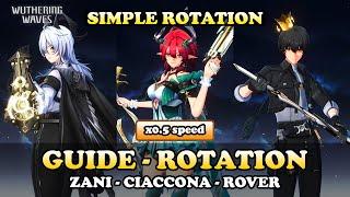 IS CIACCONA BETTER THAN PHOEBE? Guide | Zani Ciaccona Rover - Simple Rotation [ Wuthering Waves ]
