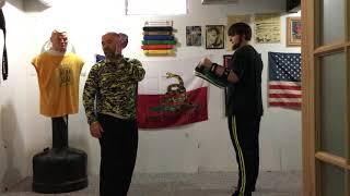 Slap and forearm strike