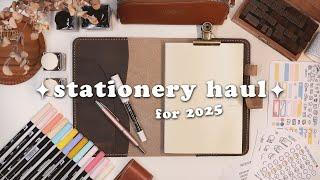 ️ Huge Stationery Haul for 2025 Planning // hobonichi, fountain pens and more