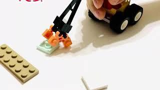 Super powered mini LEGO claw truck!   #Shorts / LEGO idea / bricks / DIY simple lego