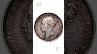 1869 Great Britain Victoria Sixpence Coin (Die 12) - Mansbridge Coins