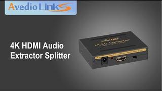 Avedio Links│4K HDMI Audio Extractor Splitter