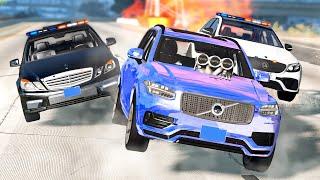 Police Interceptor Car Chases & Crashes #76 - BeamNG Drive | CRASHdriven