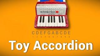 YouTube Toy Accordion - Play with your number keys