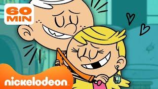 Мой шумный дом | ЛУЧШИЕ братские моменты Линкольна! 60-минутная подборка | Nickelodeon Cyrillic