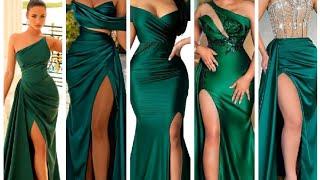 Beautiful emerald green prom dresses