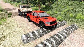 Cars vs Speed bumps #39 - BeamNG Drive  beamng-cars TV