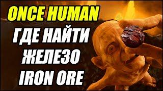 Once Human: Где найти железо? РУДУ. Iron Ore.