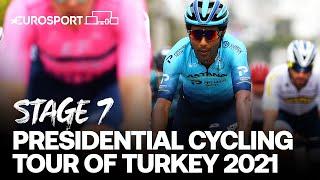 Presidential Cycling Tour of Turkey 2021 - Stage 7 Highlights | Cycling | Eurosport