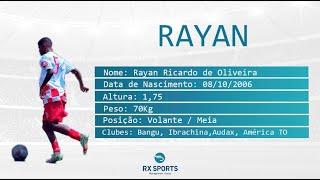 Rayan - Volante/Meia (Defensive Midfielder/Midfielder) - 2023