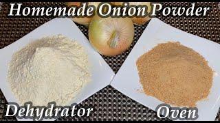 Homemade Onion powder Easy |Dehydrator and Oven