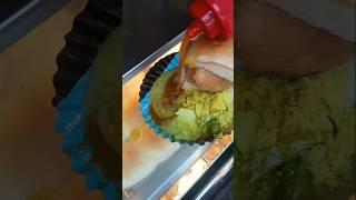 samosa Pav#papaya chatni#jaslok pure veg#100% shuddh tasty#Jain samosa#viral#india#street food #nice