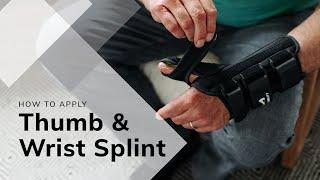 How to Use: BraceAbility Thumb & Wrist Splint