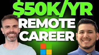 From Waiter to $50K/YR Working for Microsoft!