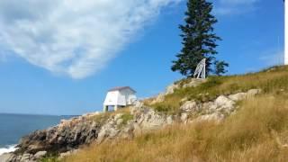 Light House on Swans Island, Maine