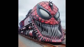 Ironman vs Spiderman vs Venom  kiski train best hai  #shorts #spiderman #ironman #avengers #venom