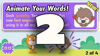 Animate Your Words #2 - Word Wrapping | Scratch Tutorial