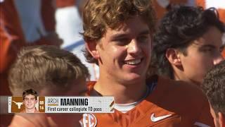 Arch Manning throws his FIRST TD pass of his career, Texas fans ERUPT  | ESPN College Football