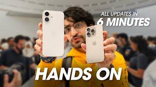 iPhone 16 & 16 Pro HANDS-ON - Everything you need to know in 6 minutes!