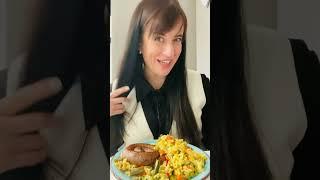 МУКБАНГ УЛИТКА МЯСНАЯ/ РИС С ОВОЩАМИ #asmr #mukbang #eating #food