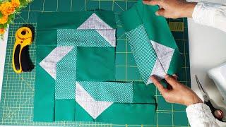 Amazing new patchwork trick for beginners | Easy Sewing Project