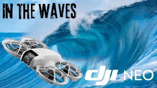 DJI NEO - CINEMATIC FLIGHT IN THE WAVES - TEST ACRO FPV & GYROFLOW - 4K